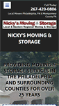 Mobile Screenshot of nickysmoving.com